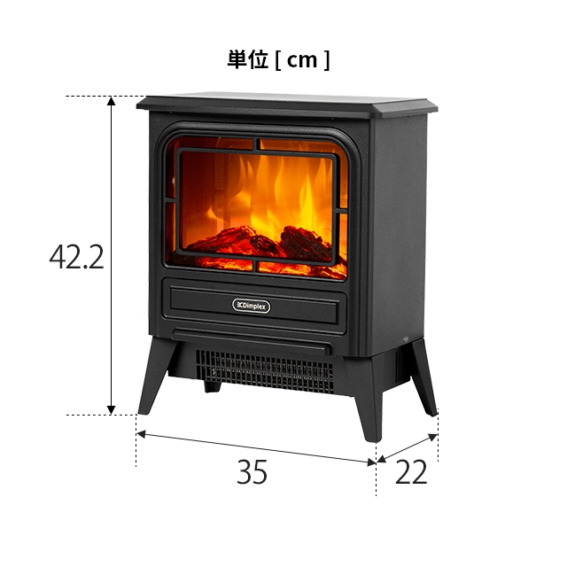 ディンプレックス 暖炉型ファンヒーター（家電）の商品一覧 通販