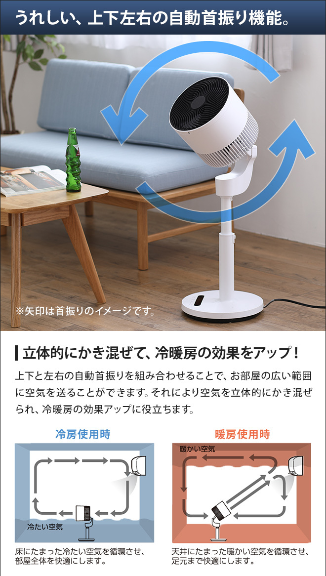 THREEUP（スリーアップ） 扇風機 衣類乾燥機能付 リビング リモコン
