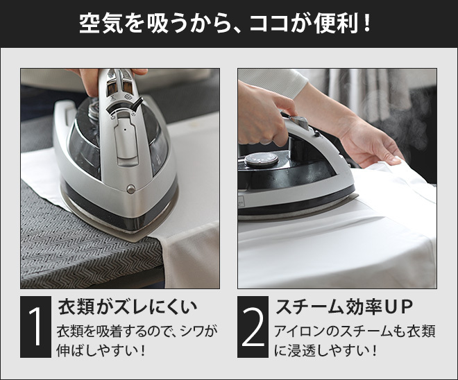 mlte アイロン台 スタンド式 ミルテ エアブレスボード