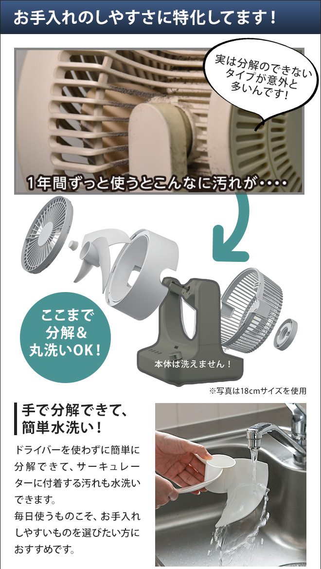 DOSHISHA サーキュレーター dcモーター CIRKILATORサーキ