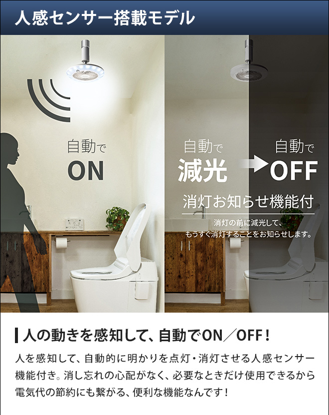 LEDライト 選べる豪華特典 ドウシシャ CIRCULIGHT サーキュライト人感センサー機能付き ソケットシリーズ 調色タイプ 引掛けモデル E26 DSLS60SCWH DSLH60SCWH 関連画像5