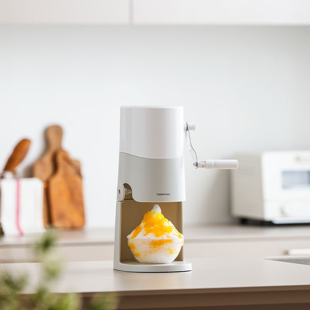 DOSHISHA（ドウシシャ） 手動ふわふわとろ雪かき氷器 IS-TY-B5GY