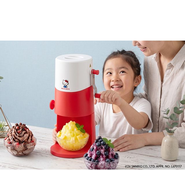 DOSHISHA（ドウシシャ） 手動ふわふわとろ雪かき氷器 ハローキティ IS