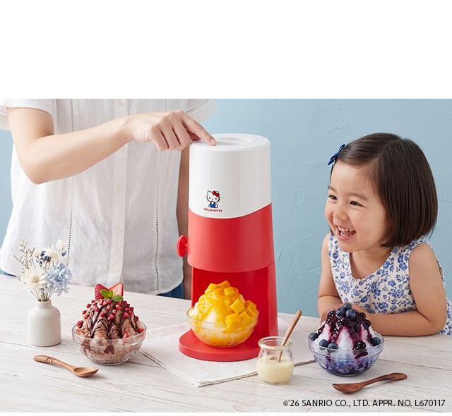 DOSHISHA (ドウシシャ) 電動ふわふわとろ雪かき氷器 ハローキティ DTS-B5