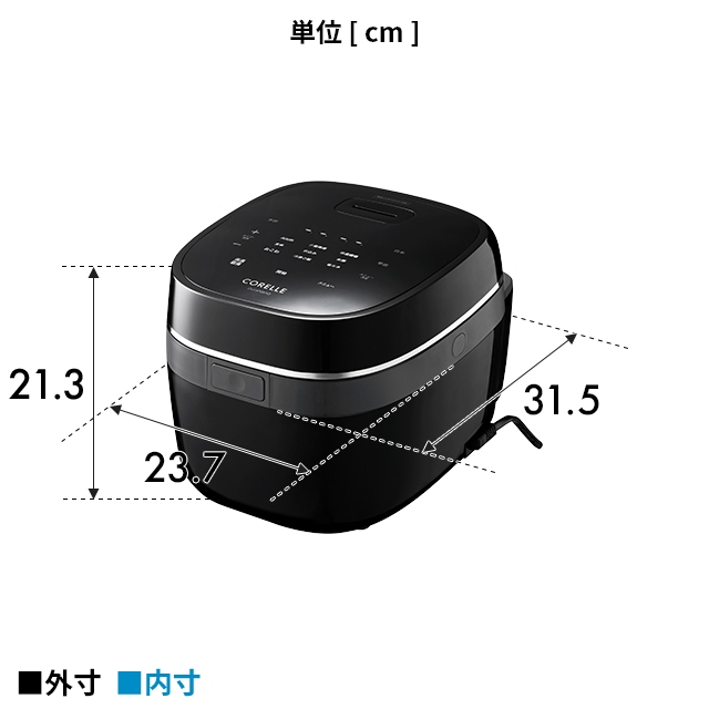 DOSHISHA（ドウシシャ） コレール 2大特典 炊飯器 炊飯ジャー 炊飯器