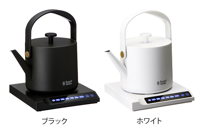 Russell Hobbs★電気ケトル ホワイト RUSSELL HOBBS ラッセルホブス 選べる豪華特典 ケトル 電気
