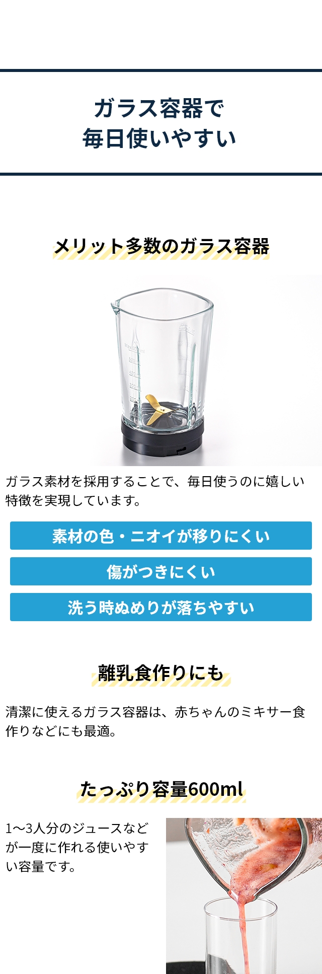 Russell Hobbs(ラッセルホブス) ベーシックブレンダー(Basic Blender) 2300JP
