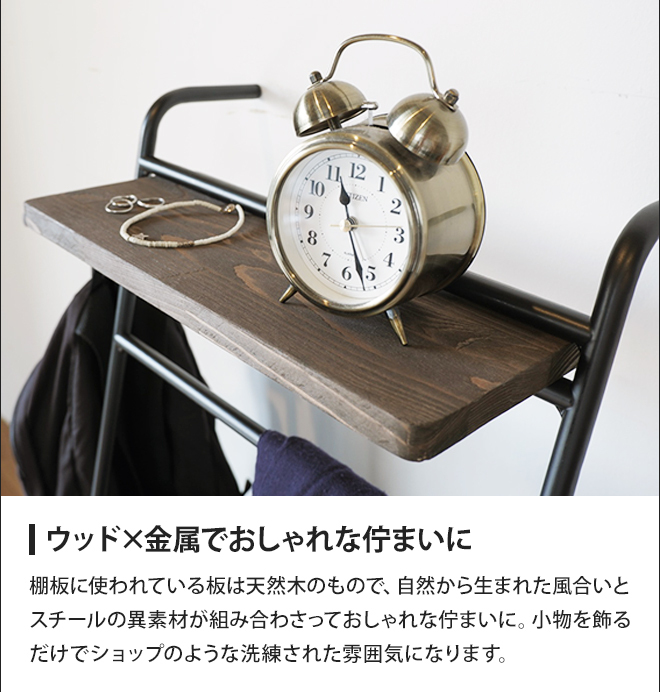 【SALE】壁掛け アイアン ラック オープンシェルフ ラダー 収納 ハンガーラック アイアンラダーラック おしゃれ 棚 観葉植物 壁掛け