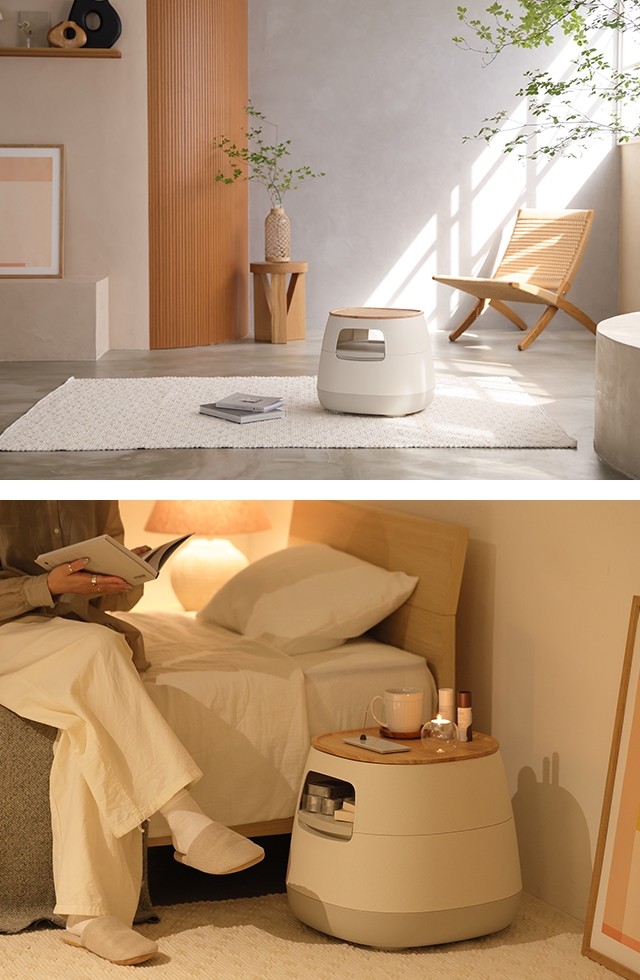 RISU（リス） ポアペル 選べる豪華特典 サイドテーブル 動かせる