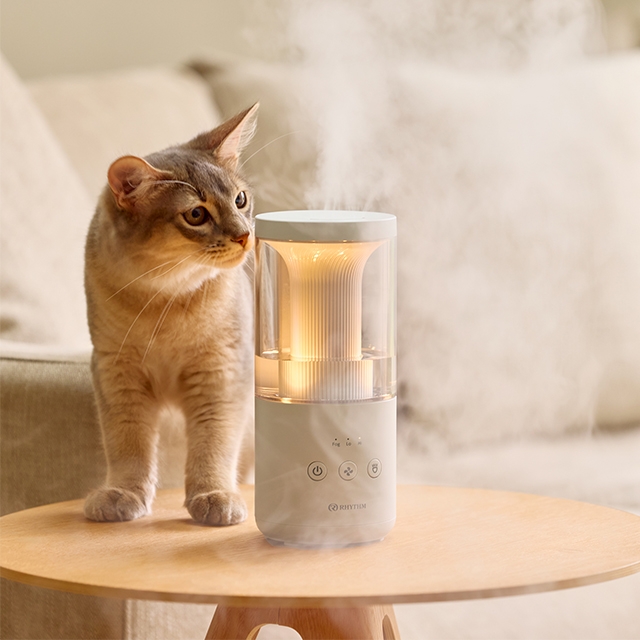 RHYTHM リズム 加湿器 卓上 お手入れ簡単 超音波 アロマ MIST Mini 2