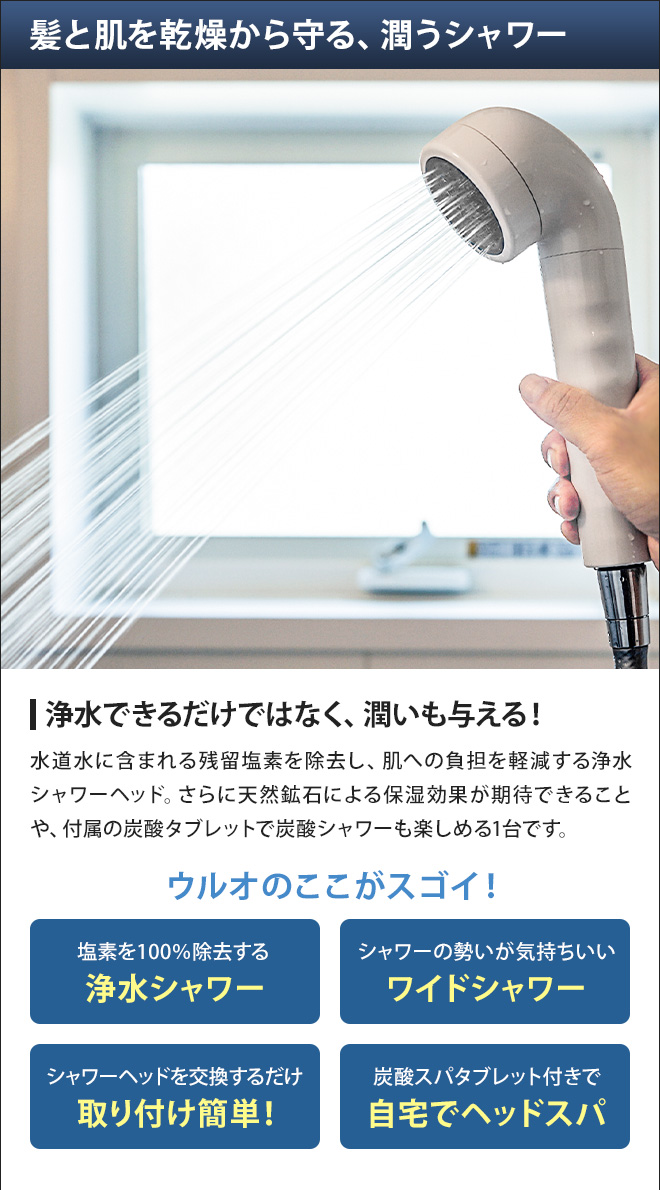 etec ウルオシャワー シャワーヘッド 日本製 Amazon.co.jp: イーテック Etec 浄水シャワーヘッド(炭酸プラス