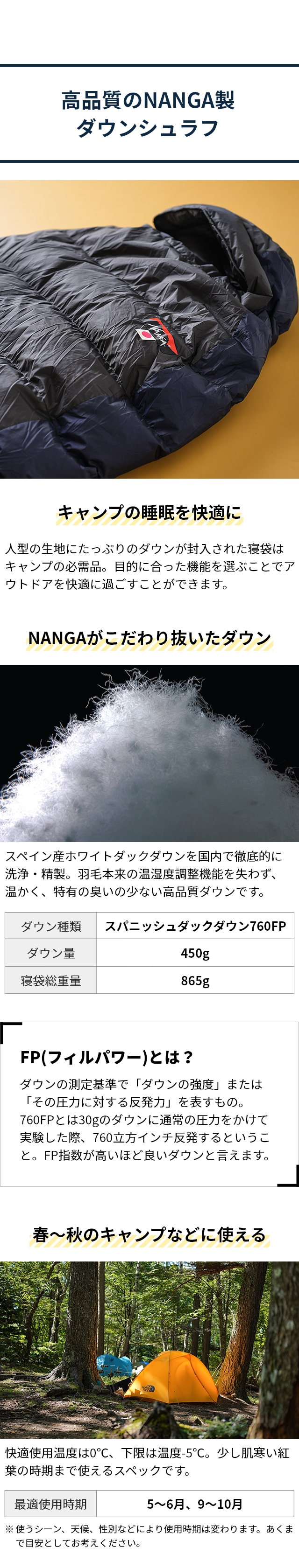 NANGA ナンガ 選べる豪華特典 寝袋 オーロラライト 450DX
