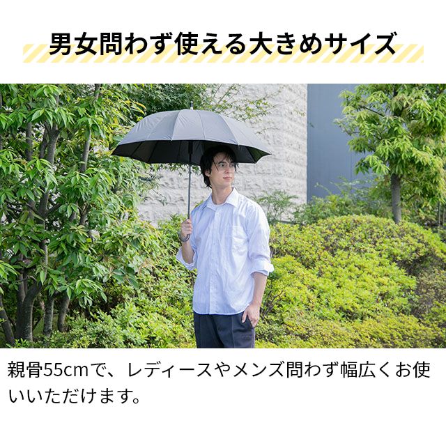 選べる2大特典 日傘 マーナ MARNA シュパット Shupatto アンブレラ UVカット 紫外線カット99.9% 遮熱 遮光率99.9% 55cm 長傘 晴雨兼用 16本骨 レディース メンズの画像
