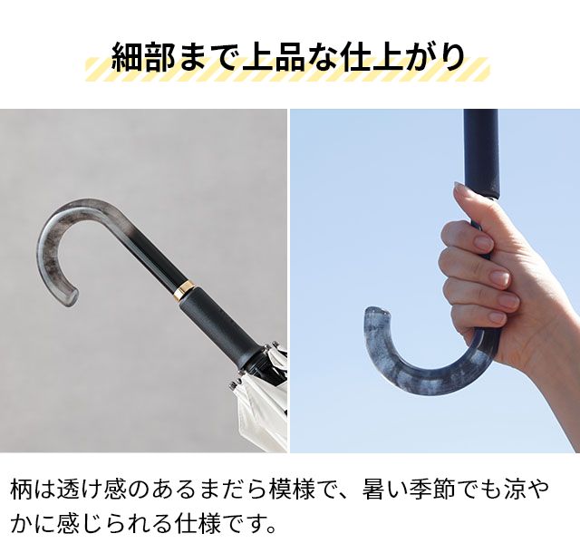 選べる2大特典 日傘 マーナ MARNA シュパット Shupatto アンブレラ UVカット 紫外線カット99.9% 遮熱 遮光率99.9% 55cm 長傘 晴雨兼用 16本骨 レディース メンズの画像
