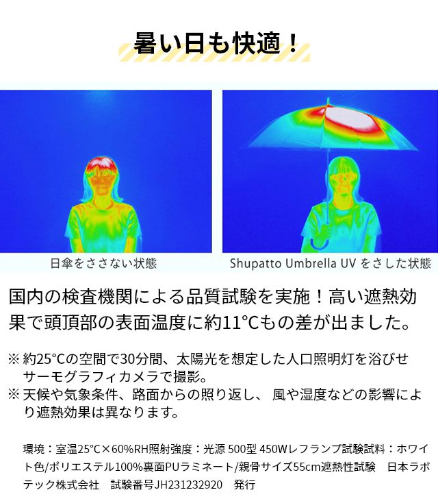 選べる2大特典 日傘 マーナ MARNA シュパット Shupatto アンブレラ UVカット 紫外線カット99.9% 遮熱 遮光率99.9% 55cm 長傘 晴雨兼用 16本骨 レディース メンズの画像