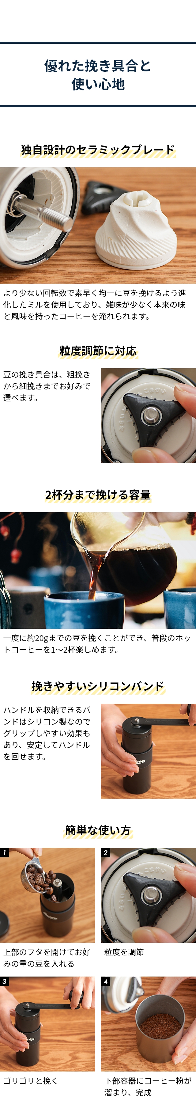 RIVERS（リバーズ） コーヒーグラインダー グリット2