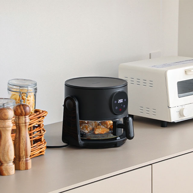エアフライヤー Amazon.co.jp: ノンフライヤー Air fryer 2.5L容量 680W ミニ
