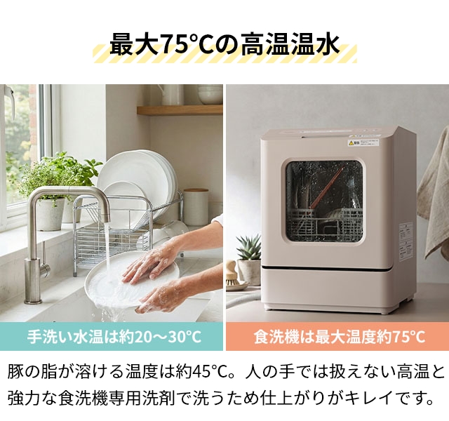 THANKO 食洗機 選べる豪華特典 工事不要 タンク式 食器洗い乾燥機