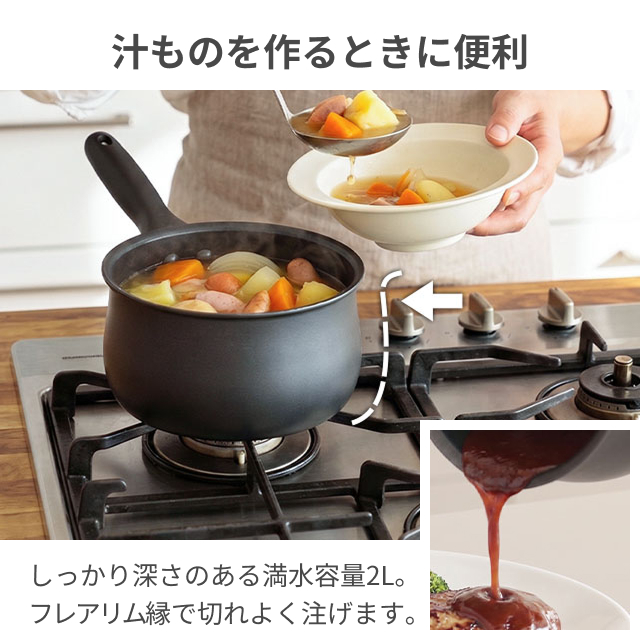 MEYER（マイヤー） 選べる豪華特典 片手鍋 16cm 蓋付き ih対応