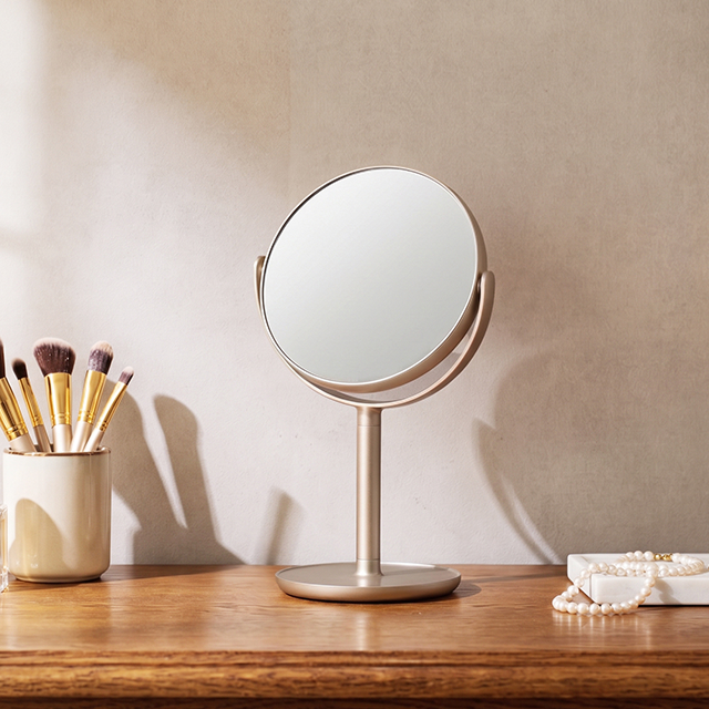 堀内鏡工業 1X・7X Double-faced Stand Mirror 卓上ミラー ホリウチ