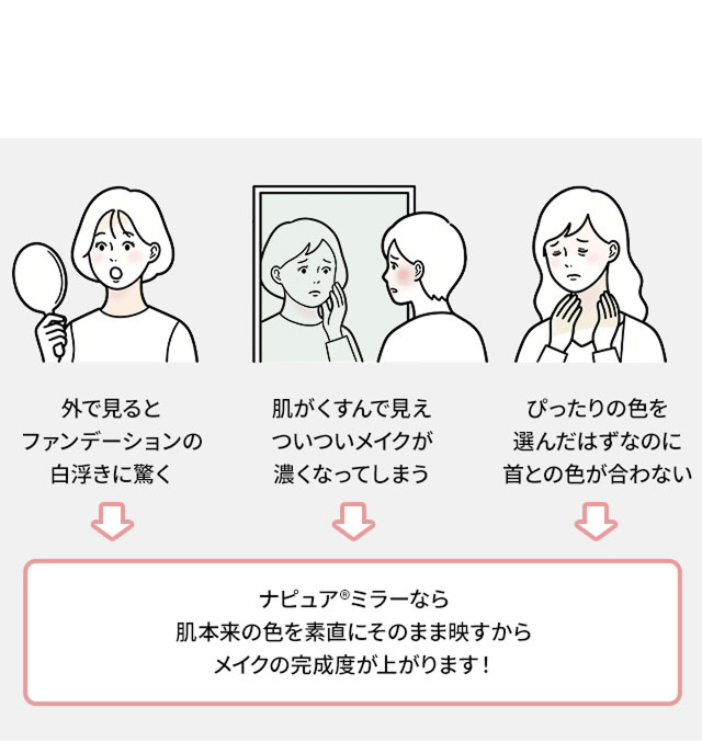 NAPURE (ナピュア) フォールディングミラー L