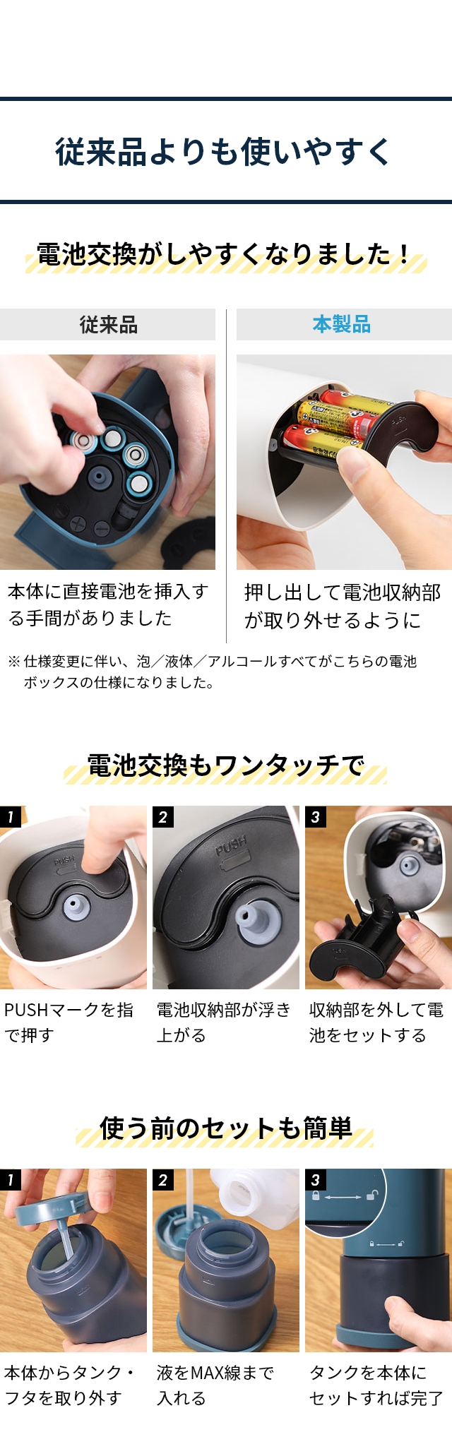 ±0 (プラスマイナスゼロ) オートディスペンサー ZBD-G ZBD-E