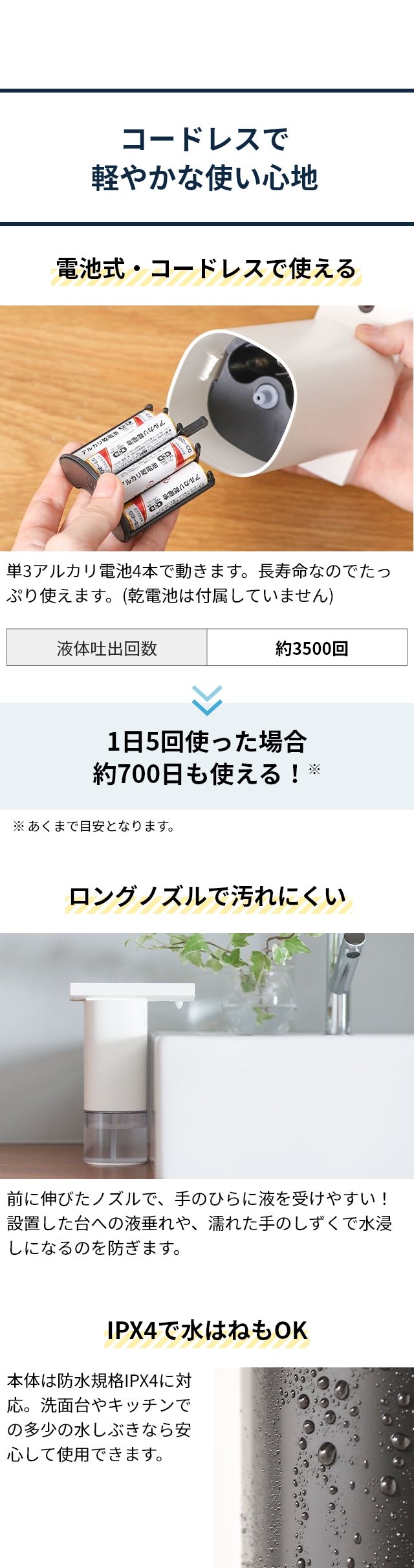 ±0 (プラスマイナスゼロ) オートディスペンサー ZBD-G011 ZBD-G012
