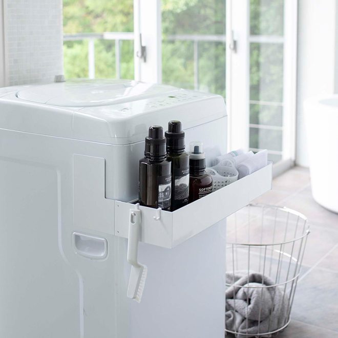 tower 山崎実業 ランドリーラック 洗濯機ラック 収納ラック スリム