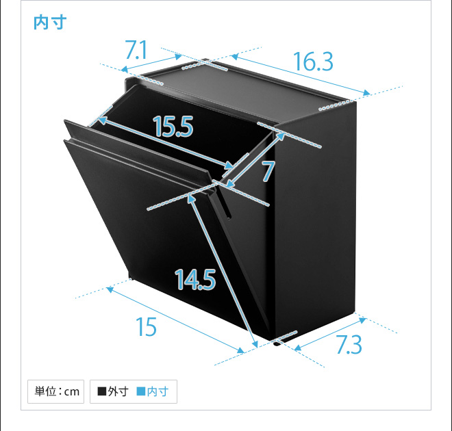 tower 山崎実業 収納ボックス フタ付き ホルダー ボックス