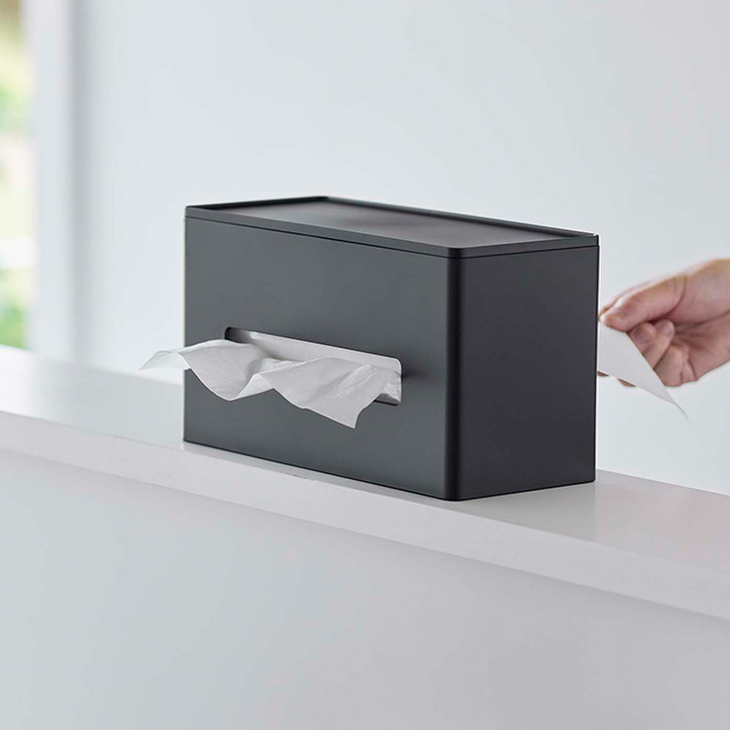 tower 山崎実業 スマート ティッシュケース 両面ティッシュケース 5876