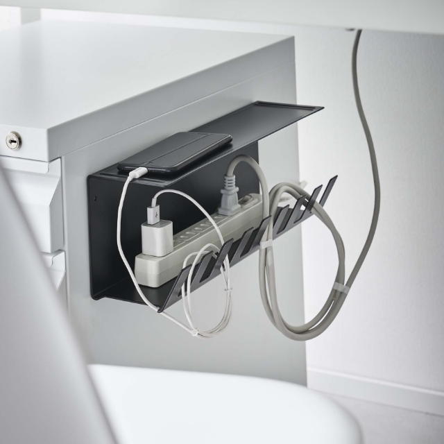 tower 山崎実業 タワー ケーブルラック デスク下電源タップ収納ラック