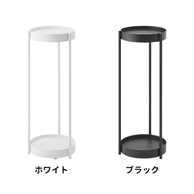 tower 山崎実業 フラワースタンド キャスター付きプランタースタンド