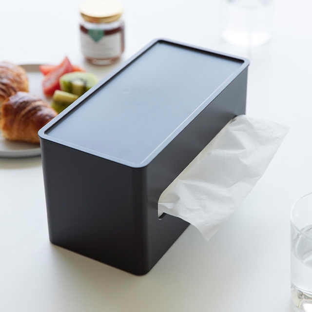 tower 山崎実業 ティッシュケース 両面コンパクトティッシュ＆ウェット