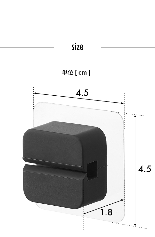 tower（タワー）フィルムフックサニタリーマルチフック 2個組