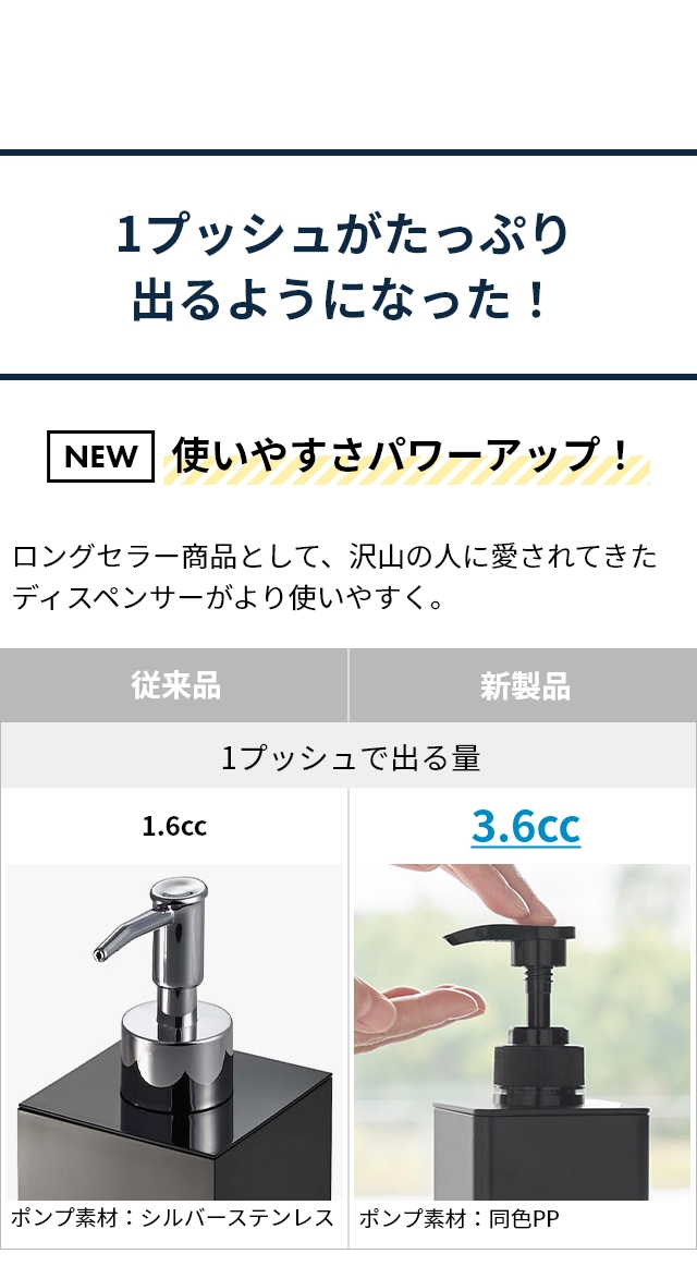 tower たっぷり洗剤が出るディスペンサー タワー 3本セット 1538 1539 1540 1541 1542 1543