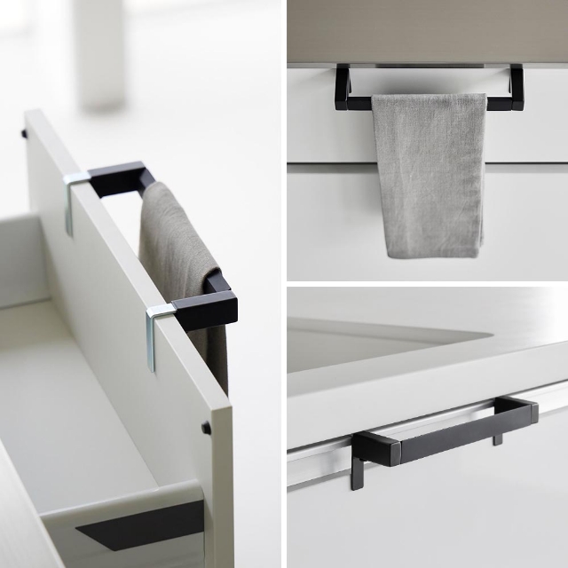 tower 山崎実業 タオル掛け 滑り落ち防止キッチンタオルハンガーバー