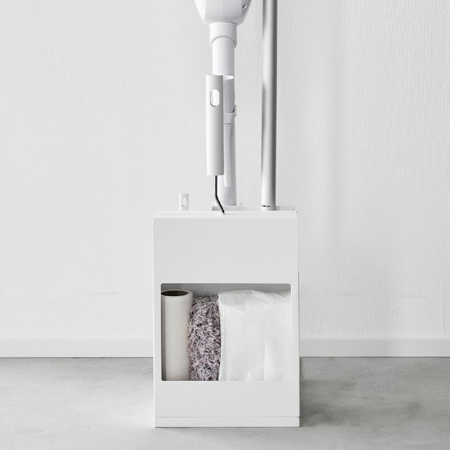 山崎実業 クリーナースタンド スティッククリーナー＆ツールオーガナイザー タワー 1553 1554 スティッククリーナースタンド