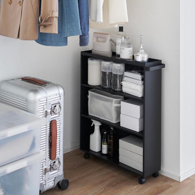 tower 山崎実業 ハンドル付き隠せるコミックラック タワー