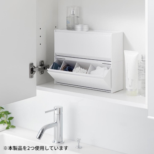 tower 山崎実業 ウォール洗面収納ケース タワー 石こうボード壁対応