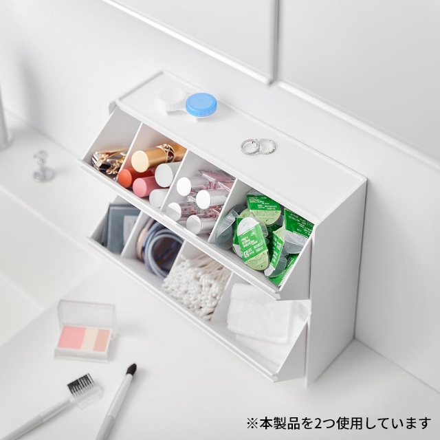 tower 山崎実業 ウォール洗面収納ケース タワー 石こうボード壁対応