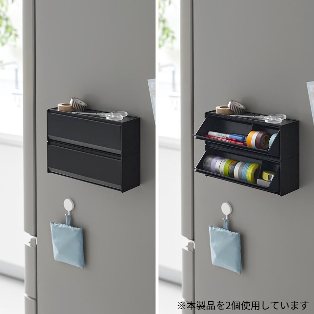 tower 山崎実業 マグネットマスキングテープ収納ケース タワー