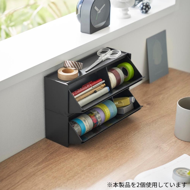 tower 山崎実業 マグネットマスキングテープ収納ケース タワー