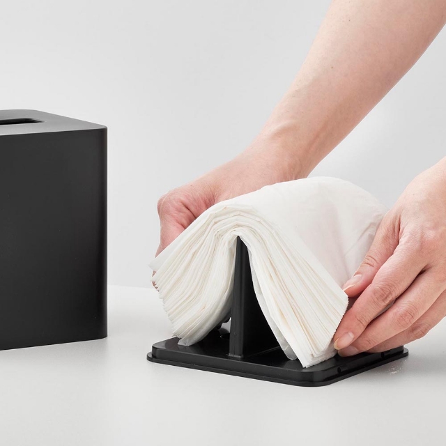 tower 山崎実業 コンパクトティッシュケース タワー スクエア