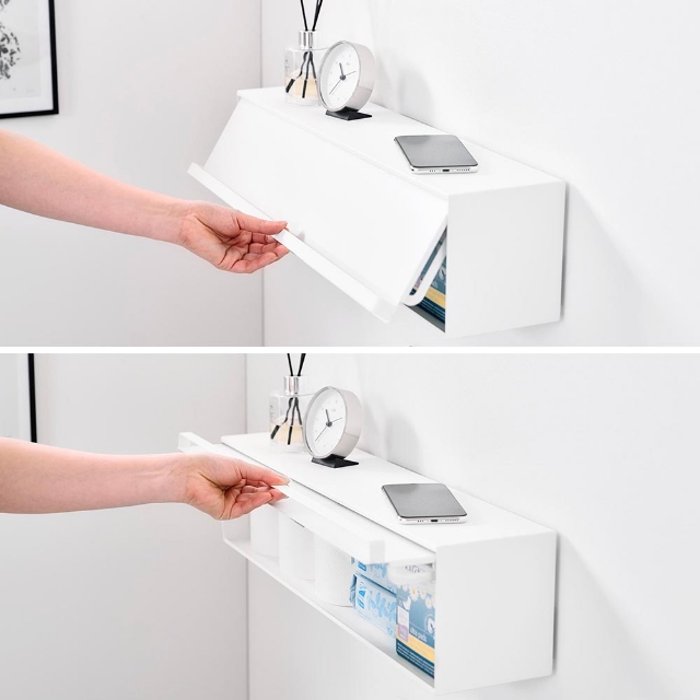 山崎実業 ウォール隠せるトイレ壁収納 タワー ...の詳細画像4