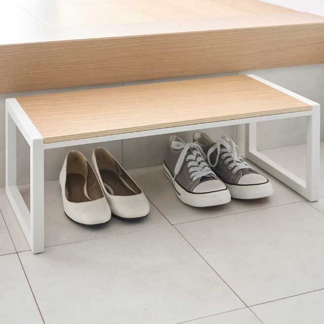 山崎実業 踏み台 タワー W60 4903208101257 4903208101264 ステップ台 玄関踏み台 玄関ベンチ 脚立 椅子 子供 昇降 玄関台 ワイド 幅広 頑丈 木 | tower | 07