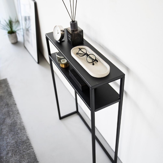 tower 山崎実業 棚付きコンソールテーブル タワー 4903208103930