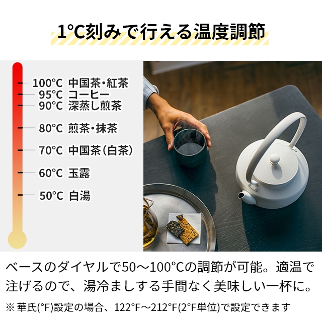 BALMUDA バルミューダ 電気ケトル 保温 ムーンケトル KPT02JP