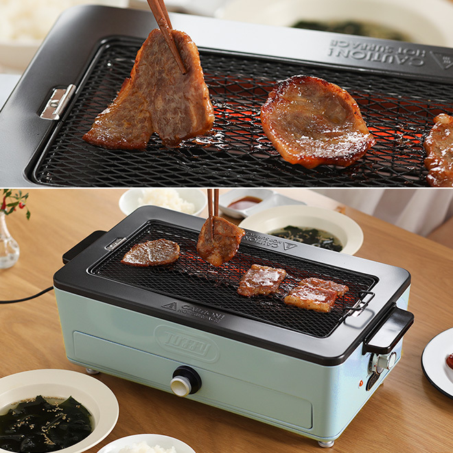 Toffy ロースター グリル 無煙 煙が出ない 家電 家庭用 室内 卓上