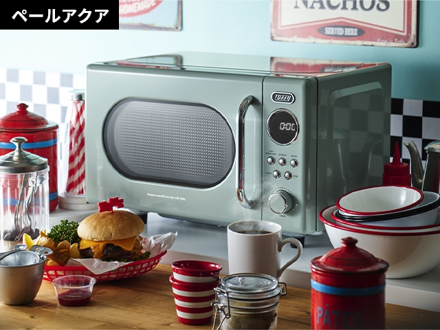 【Toffy/トフィー】 電子レンジ K-DR3 コンパクト 16L フラット Toffy トフィー 選べる2大特典 電子レンジ K-DR3 単機能レンジ
