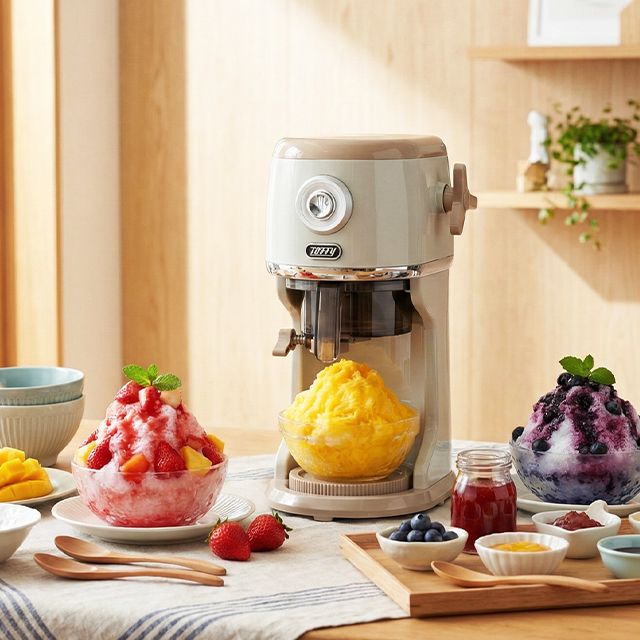 Toffy トフィー 選べる豪華特典 家庭用かき氷器 コンパクト電動